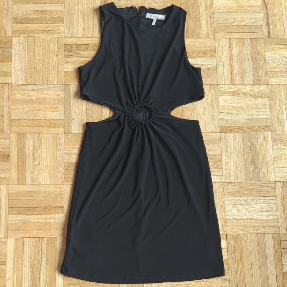 BCBGeneration Black Cutout Mini Dress